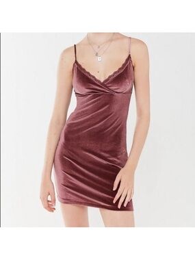 Urban Outfitters Velvet Mini Dress